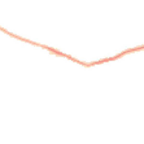 Night-time road noise heatmap for DE72 3PN