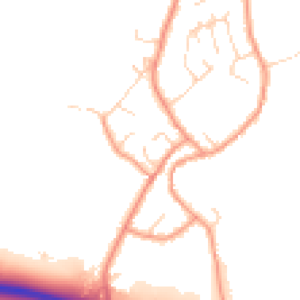 Daytime road noise heatmap for DE72 3RE