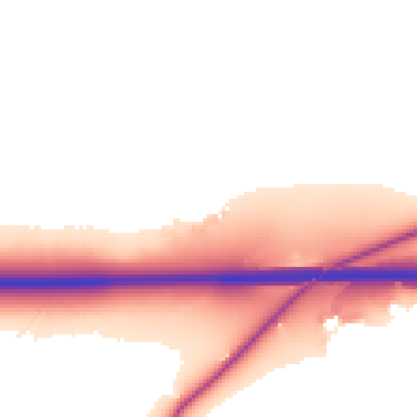 Daytime road noise heatmap for DE72 3RU