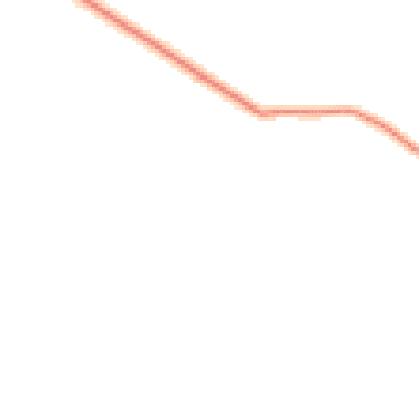 Daytime road noise heatmap for DE72 3ST