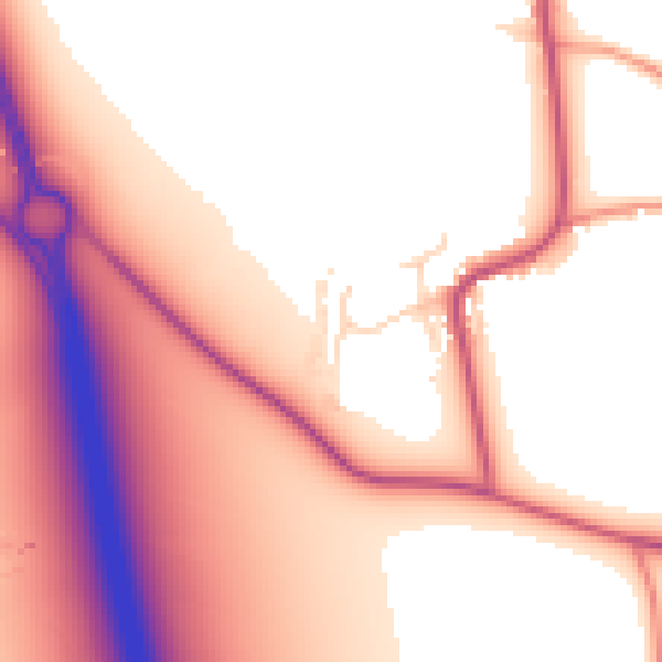 Daytime road noise heatmap for DE72 3WD