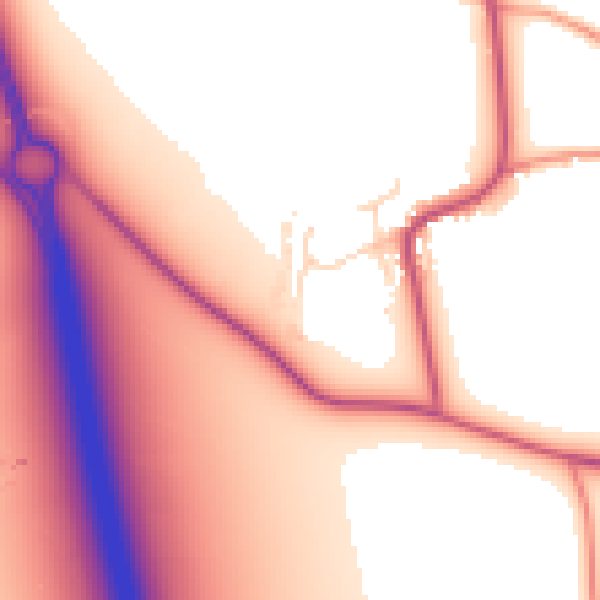 Daytime road noise heatmap for DE72 3WF