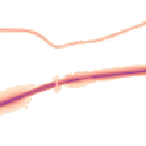 Night-time road noise heatmap for DE72 3WN