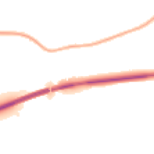 Night-time road noise heatmap for DE72 3WP