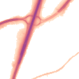 Night-time road noise heatmap for DH1 1AH