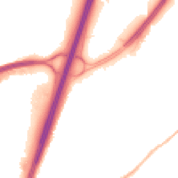 Night-time road noise heatmap for DH1 1AJ