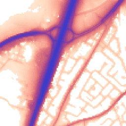 Daytime road noise heatmap for DH1 1AQ