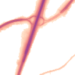 Night-time road noise heatmap for DH1 1AQ