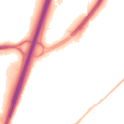 Night-time road noise heatmap for DH1 1AY