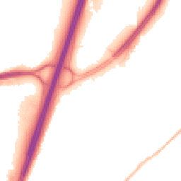 Night-time road noise heatmap for DH1 1AZ