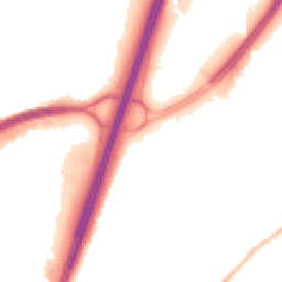 Night-time road noise heatmap for DH1 1BB