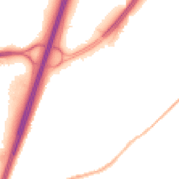 Night-time road noise heatmap for DH1 1BE