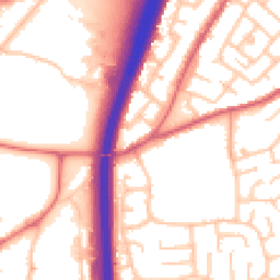 Daytime road noise heatmap for DH1 1BJ