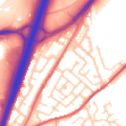Daytime road noise heatmap for DH1 1BL
