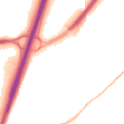 Night-time road noise heatmap for DH1 1EL