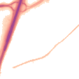 Night-time road noise heatmap for DH1 1NH