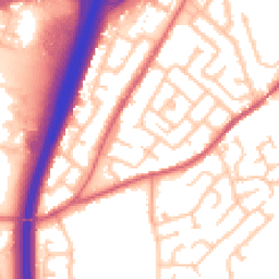 Daytime road noise heatmap for DH1 1NR