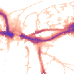 Daytime road noise heatmap for DH1 1SA