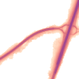 Night-time road noise heatmap for DH1 1ST