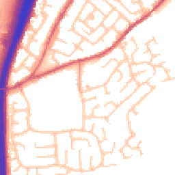 Daytime road noise heatmap for DH1 2BU