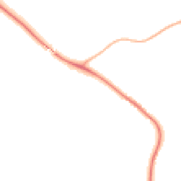 Night-time road noise heatmap for DH1 2ND