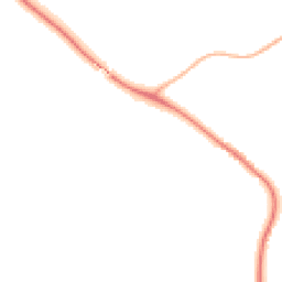 Night-time road noise heatmap for DH1 2NE