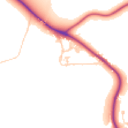 Daytime road noise heatmap for DH1 2NH
