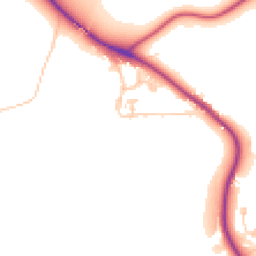 Daytime road noise heatmap for DH1 2NQ