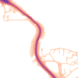 Daytime road noise heatmap for DH1 2PD