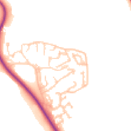 Daytime road noise heatmap for DH1 2PP