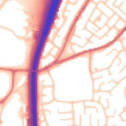 Daytime road noise heatmap for DH1 2QD