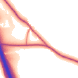 Daytime road noise heatmap for DH1 2SF