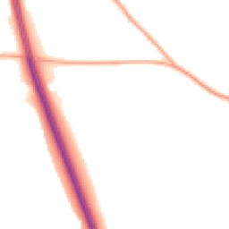 Night-time road noise heatmap for DH1 2SJ