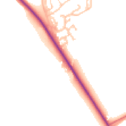 Daytime road noise heatmap for DH1 2TG