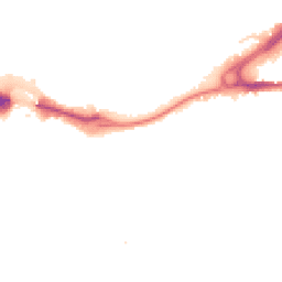 Night-time road noise heatmap for DH1 3DA