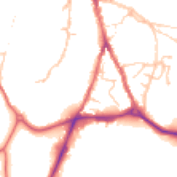 Daytime road noise heatmap for DH1 3DL
