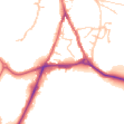 Daytime road noise heatmap for DH1 3DU