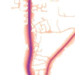 Daytime road noise heatmap for DH1 3FA