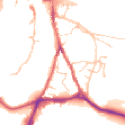 Daytime road noise heatmap for DH1 3HF