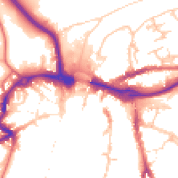 Daytime road noise heatmap for DH1 3RP