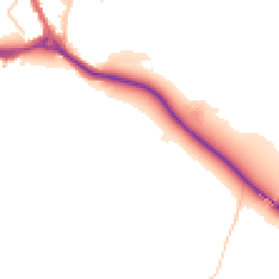 Daytime road noise heatmap for DH1 3SB
