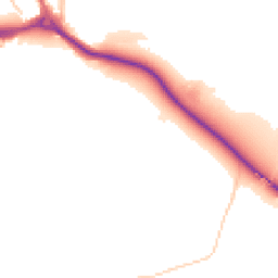Daytime road noise heatmap for DH1 3SQ