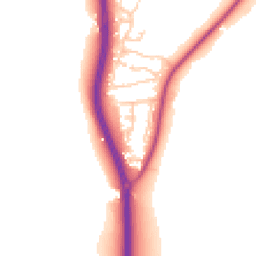 Daytime road noise heatmap for DH1 3TD