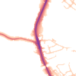 Daytime road noise heatmap for DH1 4AG