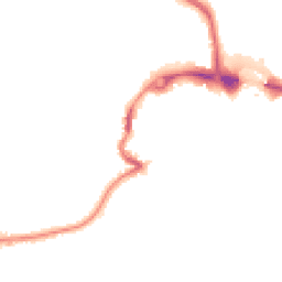 Night-time road noise heatmap for DH1 4DS