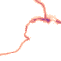 Night-time road noise heatmap for DH1 4ES