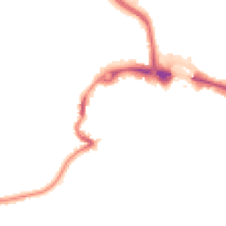 Night-time road noise heatmap for DH1 4ET