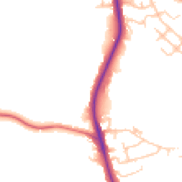 Daytime road noise heatmap for DH1 4HT
