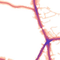 Daytime road noise heatmap for DH1 4JB