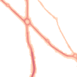 Night-time road noise heatmap for DH1 4NW